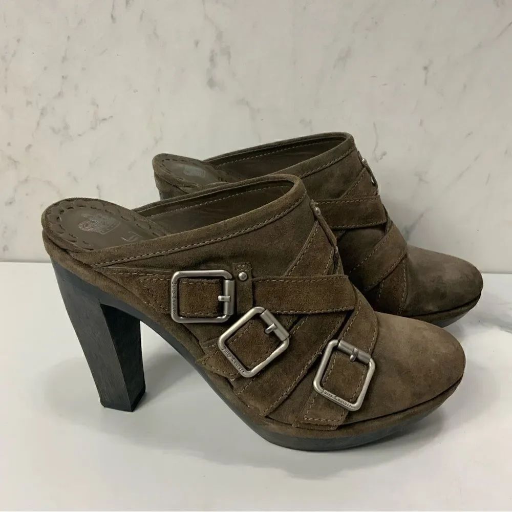 JUICY COUTURE Closed Toe Heels Mules